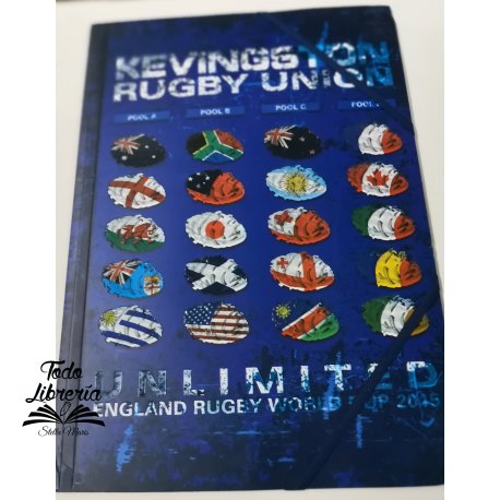 Carpeta 3 solapas con elástico kevingston