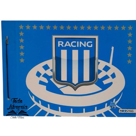 Carpeta Nº 5 con funda protectora PVC RACING CLUB