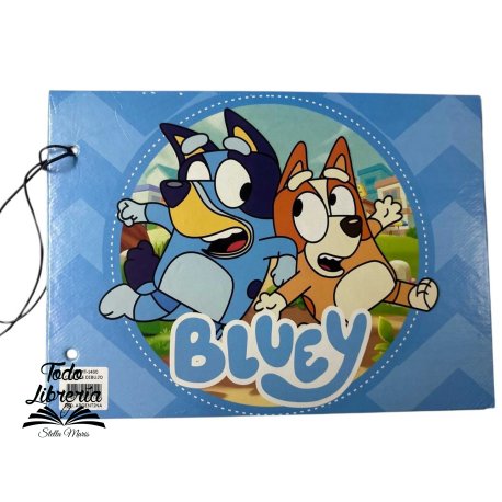 Carpeta Nº 5 con funda protectora PVC BLUEY