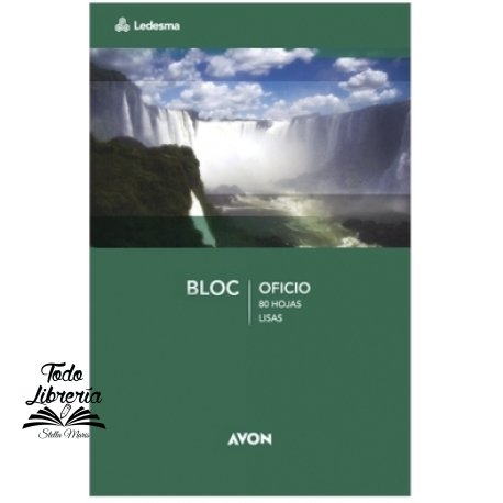 Block Avon oficio perforado cuadriculado, rayado, liso x 80 hojas