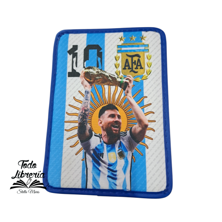 CANOPLA 2 PISOS  MESSI ESTAMPADA