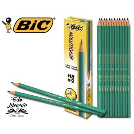 LAPIZ  BIC HB GRAFITO EVOLUTION 1 caja x12