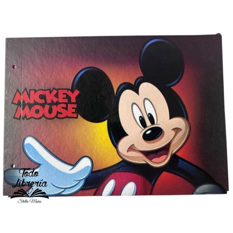 CARPETA N°5 dos Tapas con funda cristal MICKEY