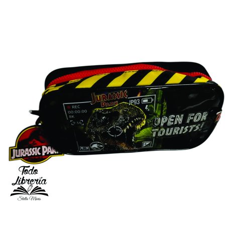 CARTUCHERA 1 CIERRE JURSIK PARK NEGRA