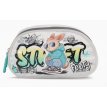 Cartuchera Footy 2 cierres ARTf264040 street style BLANCO
