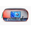 Cartuchera Footy 2 cierres  pro gamer NARANJA
